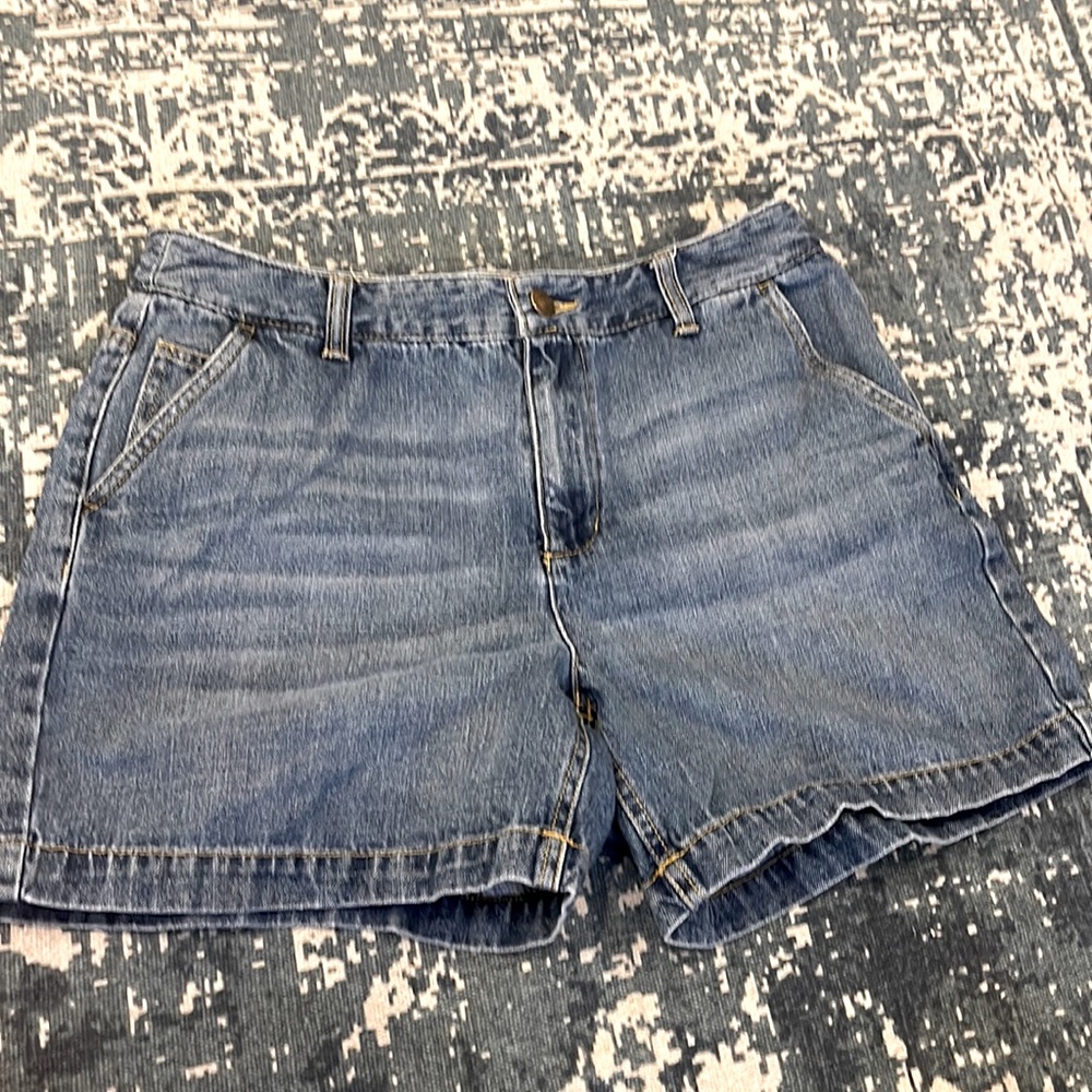 Loose-fit Jean Shorts